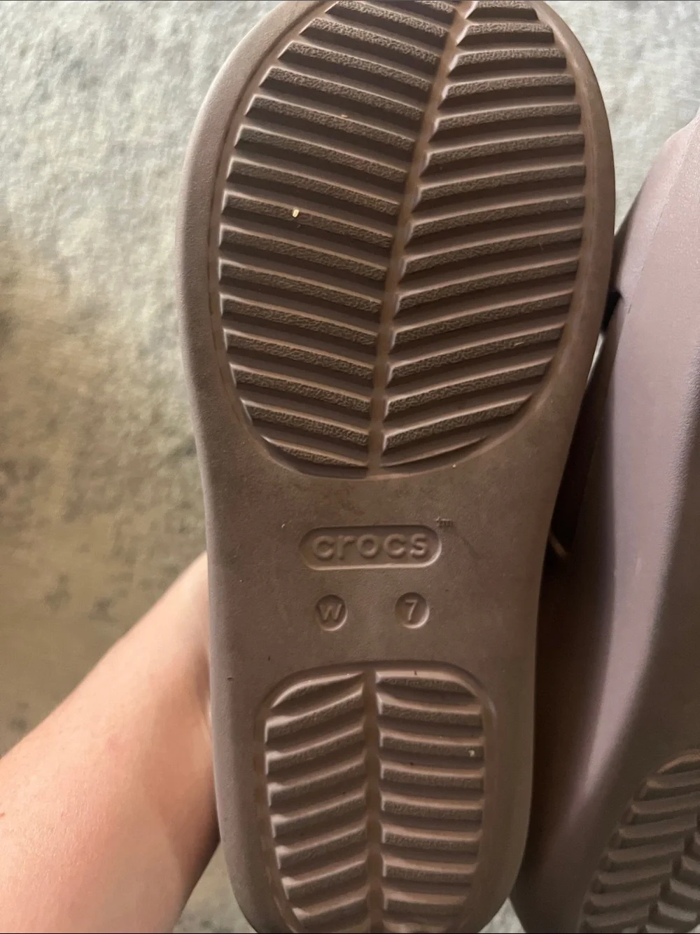 Crocs Getaway Platform Sandal Truffle 7